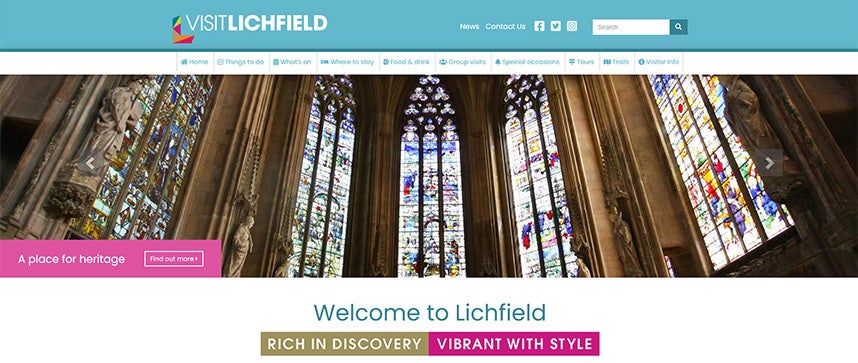 Case Study: New Drupal sites launched for Visit Lichfield and Lichfield BID