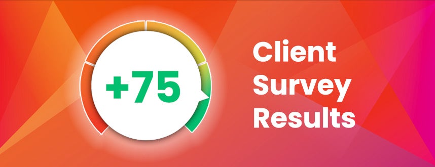 Adaptive client survey results and net promoter score