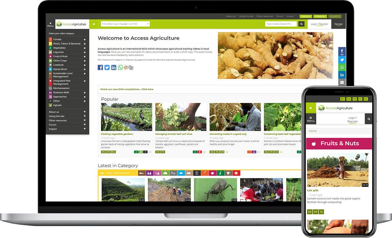 Access Agriculture website