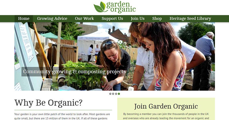 Drupal support and development for Garden Organic
